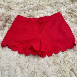 J. Crew Red Shorts